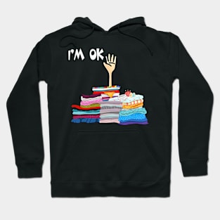 I'M Ok Sewing Sewer Fabric Sewing Seamstress Hoodie